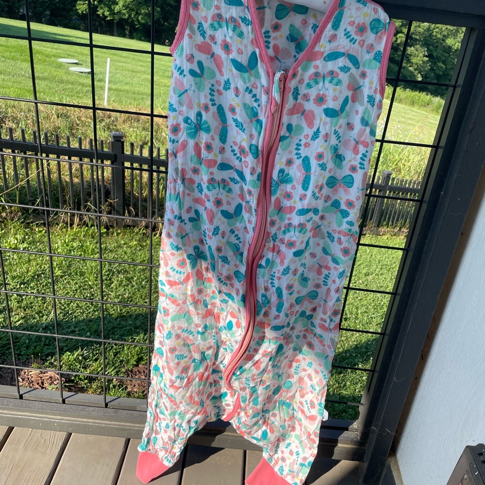 Pink Sleep Sacks with Floral Design